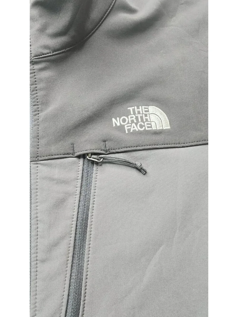 The North Face Mens Gray Softshell Jacket M Recycled Polyester